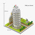 Tower of Pisa Mini Block Building Blocks for Adults Architecture Toys